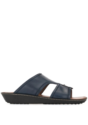 Tod's logo open-toe sandals - Blue