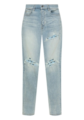 AMIRI embroidered skinny jeans - Blue