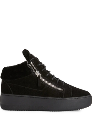 Giuseppe Zanotti Kriss suede platform sneakers - Black