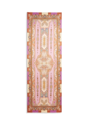 ETRO baroque-print scarf - Orange