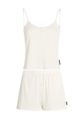 Karl Lagerfeld K Essential logo pajama set - White