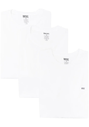 Diesel logo-print cotton T-shirt (pack of three) - White