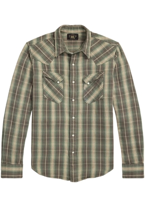 Ralph Lauren RRL plaid-check cotton shirt - Green