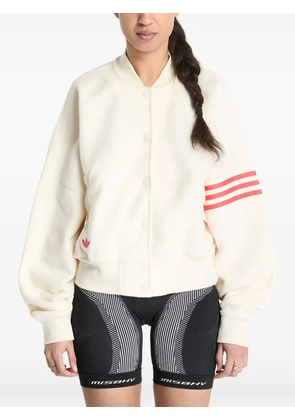 adidas Originals fleece bomber jacket - Neutrals