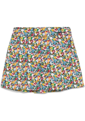 adidas x Liberty London pleated mini skirt - Blue