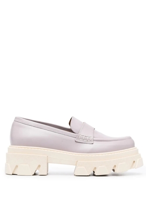 ALOHAS Trailblazer 55mm leather loafers - Purple