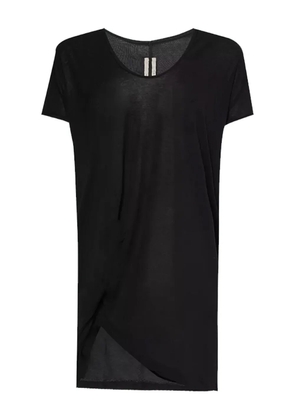 Rick Owens asymmetrical short-sleeve top - Black