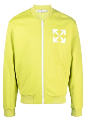 Off-White Arrow-print track jacket - Yellow