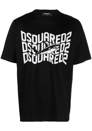 DSQUARED2 logo-print T-shirt - Black