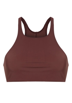 Rick Owens halterneck bikini top - Brown