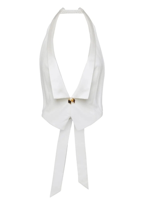 DSQUARED2 halterneck top - White