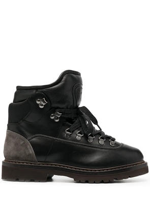 Brunello Cucinelli chunky hiking boots - Black
