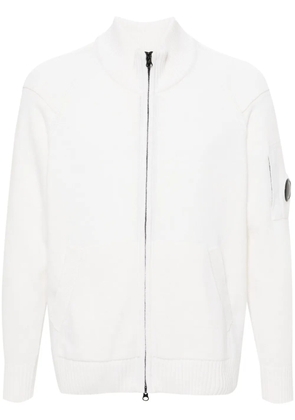 C.P. Company Lens-embellished cardigan - Neutrals