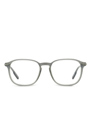 Zegna keyhole square frame glasses - Grey
