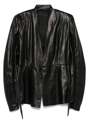 Rick Owens Strutter leather jacket - Black