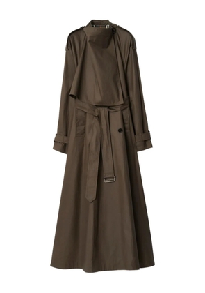 Burberry gabardine trench coat - Green