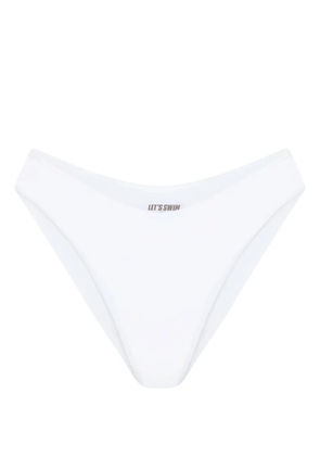 Let's Swim seamless brazilian bikini bottoms - White