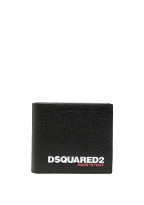DSQUARED2 logo-debossed bi-fold wallet - Black