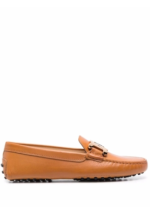 Tod's chain-link loafers - Brown