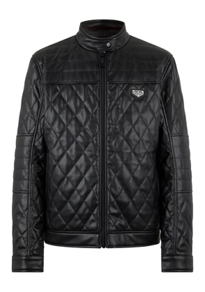 Philipp Plein padded zip-up jacket - Black