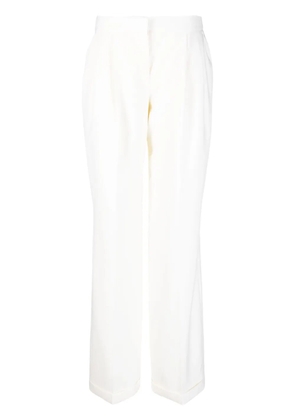 Alexander McQueen wide-leg wool trousers - Neutrals