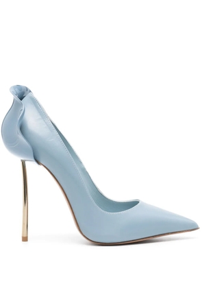 Le Silla 110mm Petalo leather pumps - Blue