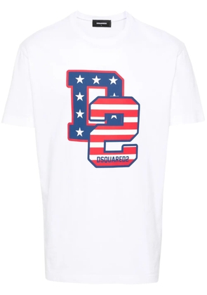 DSQUARED2 logo-print T-shirt - White
