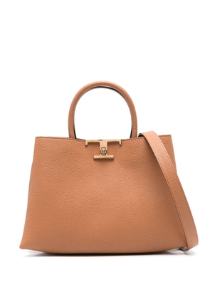 Tod's T Timeless leather tote bag - Brown