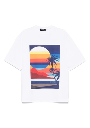 DSQUARED2 graphic-print T-shirt - White