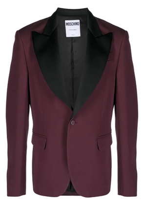 Moschino single-breasted blazer - Purple