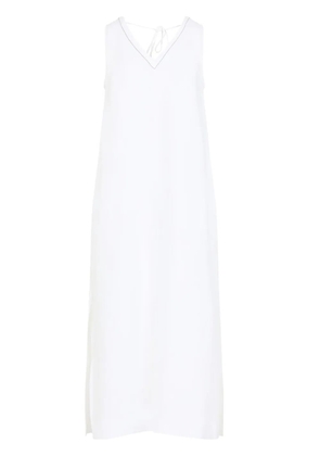 Peserico linen midi dress - White