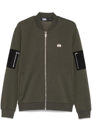 Karl Lagerfeld zip-up sweatshirt - Green
