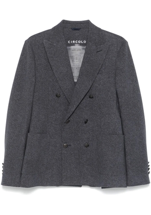 Circolo 1901 mélange-effect blazer - Blue