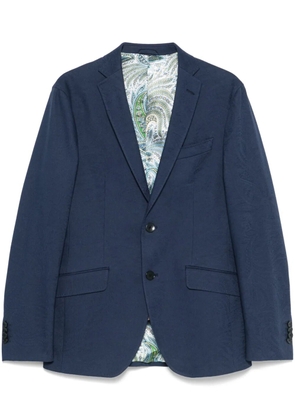 ETRO single-breasted blazer - Blue