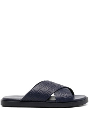 Ferragamo monogram sandals - Blue