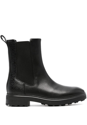 Calvin Klein Cleat 40mm leather boots - Black