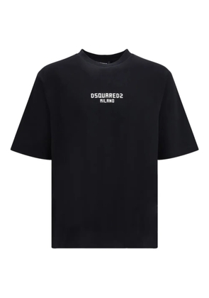 DSQUARED2 logo-detail round-neck T-shirt - Black