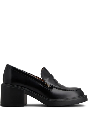 Tod's 60mm leather loafers - Black