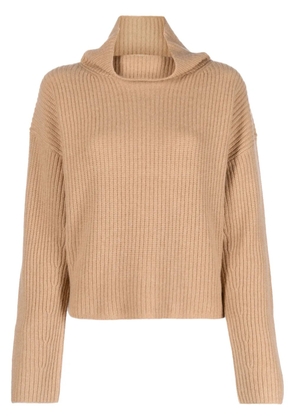 Polo Ralph Lauren roll-neck chunky-knit jumper - Neutrals