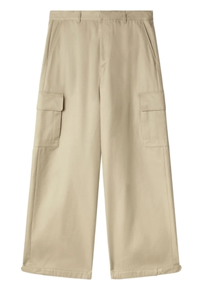 Off-White wide-leg cargo trousers - Neutrals