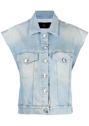 3x1 sleeveless denim jacket - Blue