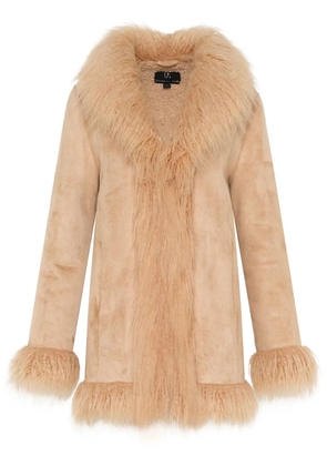 Unreal Fur Avant Garde coat - Neutrals