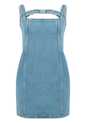 Nina Ricci denim mini dress - Blue