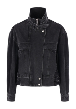 MARANT ÉTOILE faded zip jacket - Black