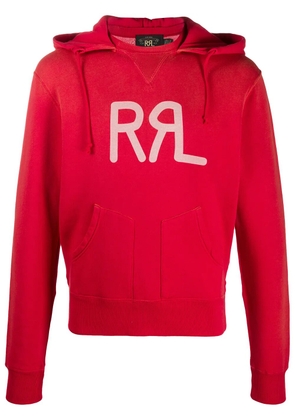 Ralph Lauren RRL PO HOOD-LONG SLEEVE-KNIT - Red