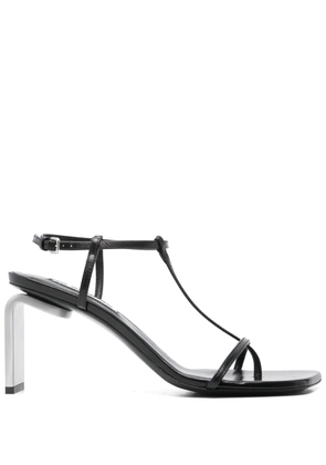 Jil Sander 80mm leather sandals - Black