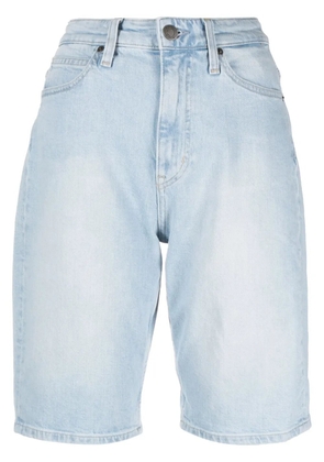 Calvin Klein logo-patch denim shorts - 1A4 DENIM MEDIUM