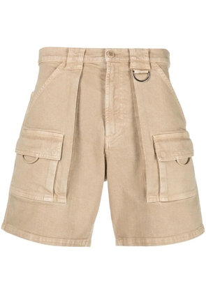 Moschino D-ring detail cargo shorts - Brown