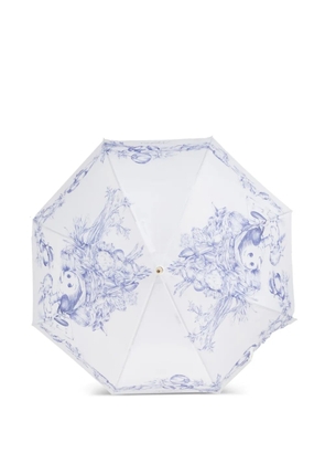 Moschino sketch-print umbrella - White