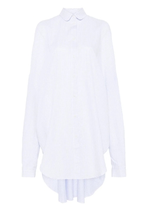 Henrik Vibskov New Bumble shirt mini dress - Blue